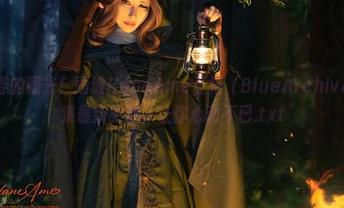 看见青春的曙光！雨波HaneAme《椿（BlueArchive）》图集最新更新，让你心动不已.txt